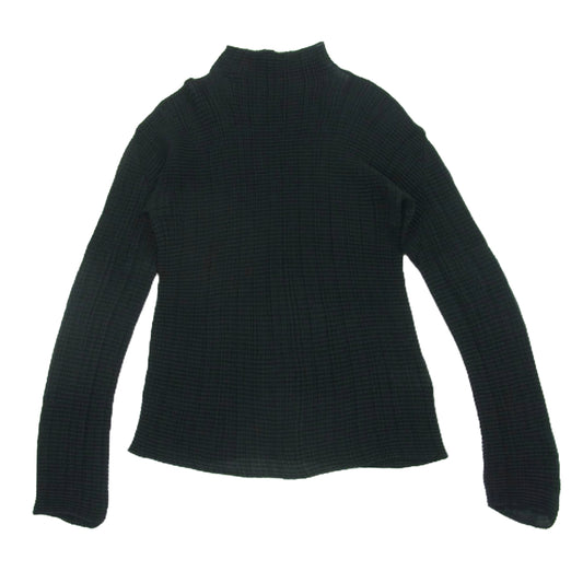 ISSEY MIYAKE イッセイミヤケ IF54FJ42 FETE フェテ ボックスプリーツ加工 ボトルネック カットソー ブラック系 2【中古】