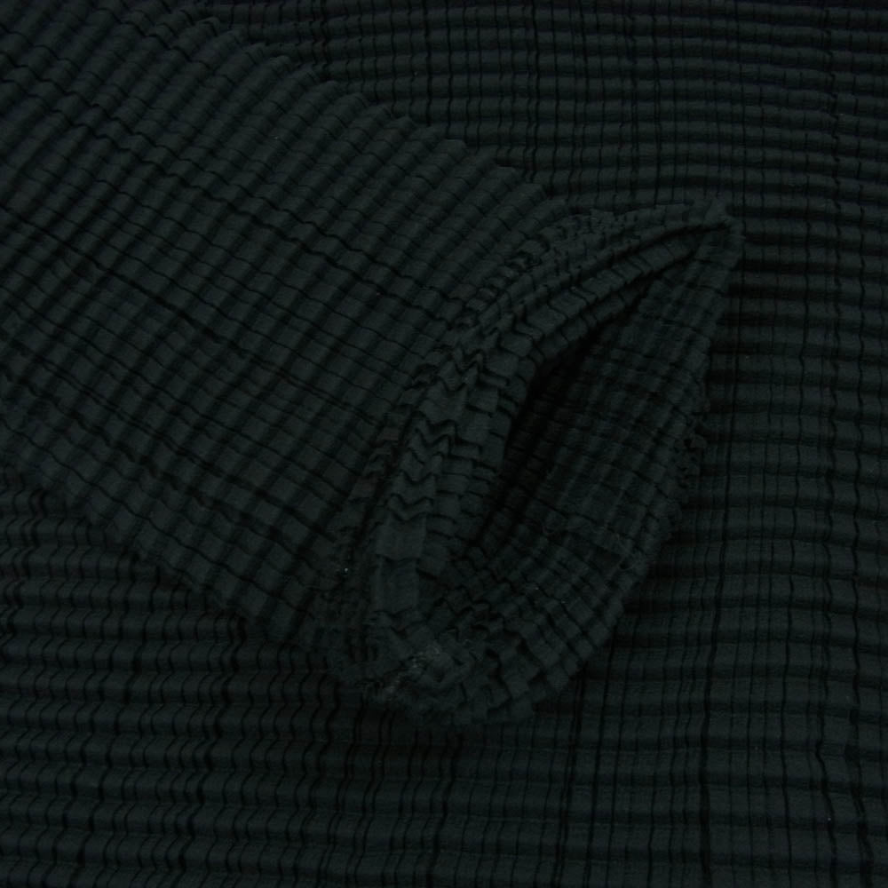 ISSEY MIYAKE イッセイミヤケ IF54FJ42 FETE フェテ ボックスプリーツ加工 ボトルネック カットソー ブラック系 2【中古】