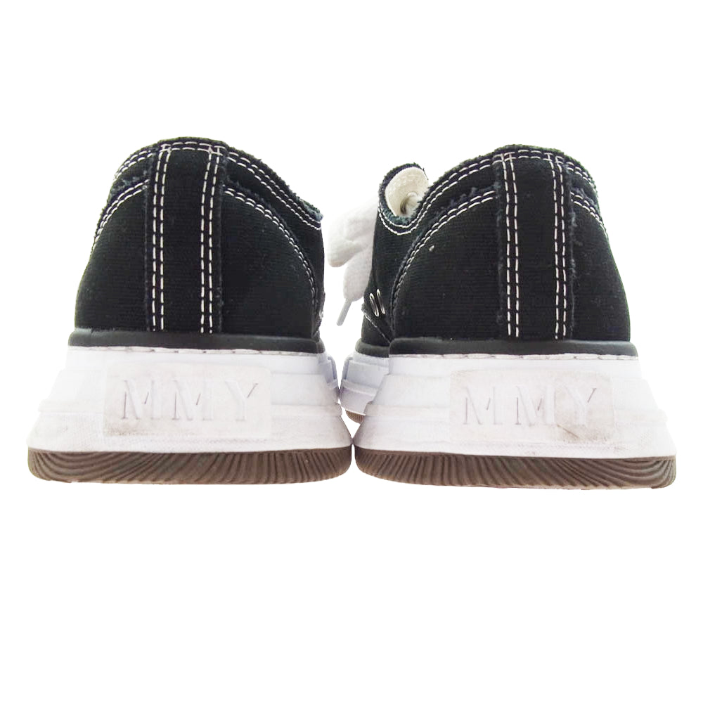 Maison MIHARA YASUHIRO メゾンミハラヤスヒロ 24SS B12FW702 YUCCA OG Sole Canvas Low-top Sneaker ユッカ OG ソール キャンバス ロートップ スニーカー ブラック系 ホワイト系 42【中古】