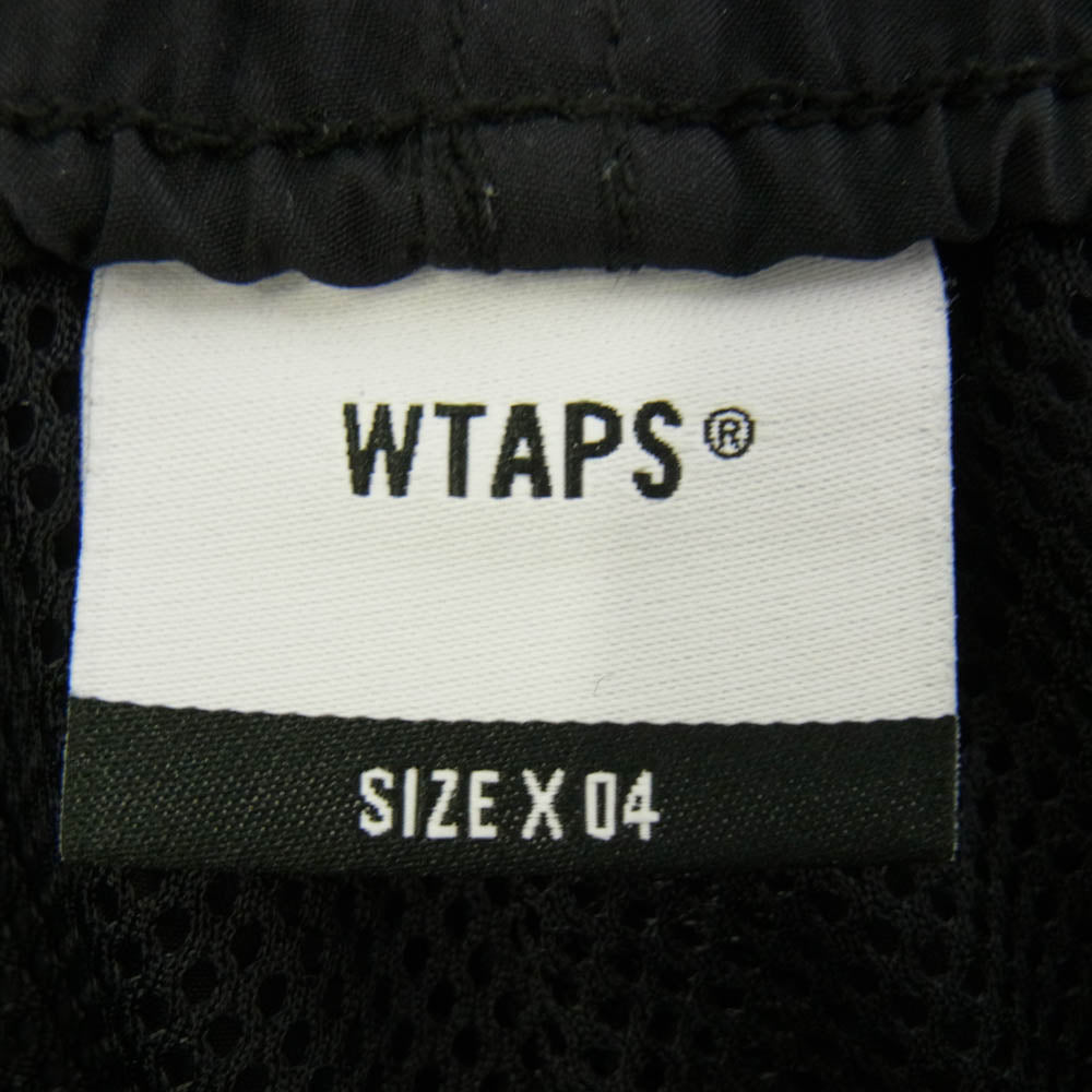 WTAPS ダブルタップス 241CWDT-PTM03 SPST2002 Trousers Poly. Tussah ポリ タッサー トラウザー パンツ ブラック系 X04【中古】