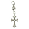 CHROME HEARTS クロムハーツ（原本無） 1B TNY CH CRS 1ボール タイニー CHクロス チャーム ペンダントトップ シルバー系【中古】