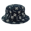 Supreme シュプリーム 15SS New York Yankees  Crusher Hat 47 ニューヨーク ヤンキース クラッシャー バケット ハット ダークネイビー系 M-L【中古】