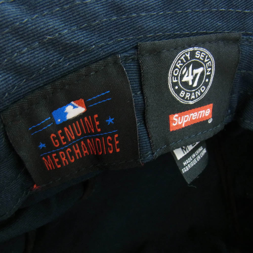 Supreme シュプリーム 15SS New York Yankees  Crusher Hat 47 ニューヨーク ヤンキース クラッシャー バケット ハット ダークネイビー系 M-L【中古】