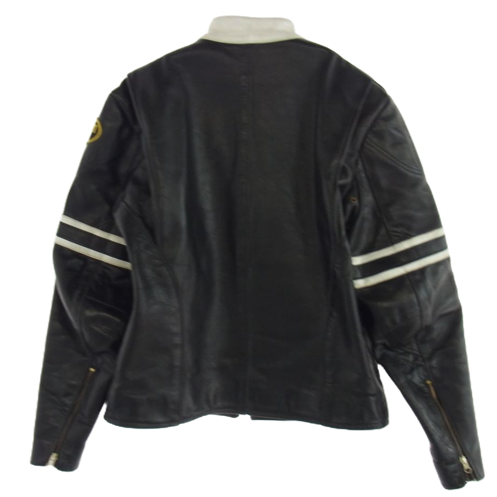 VANSON バンソン RJP ライダースジャケット ブラック系 レッド系 40