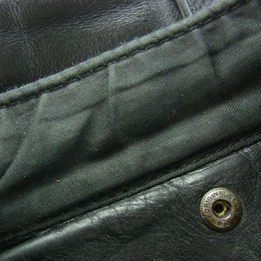 VANSON バンソン RJP ライダースジャケット ブラック系 レッド系 40【中古】