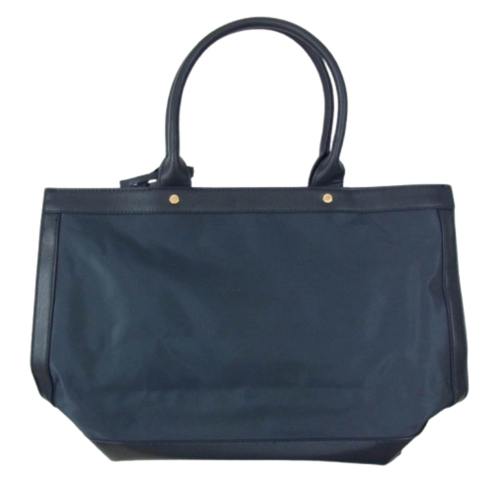 ビバリーヒルズポロクラブ Tote Bag トートバッグ Navy ネイビー系【美品】【中古】