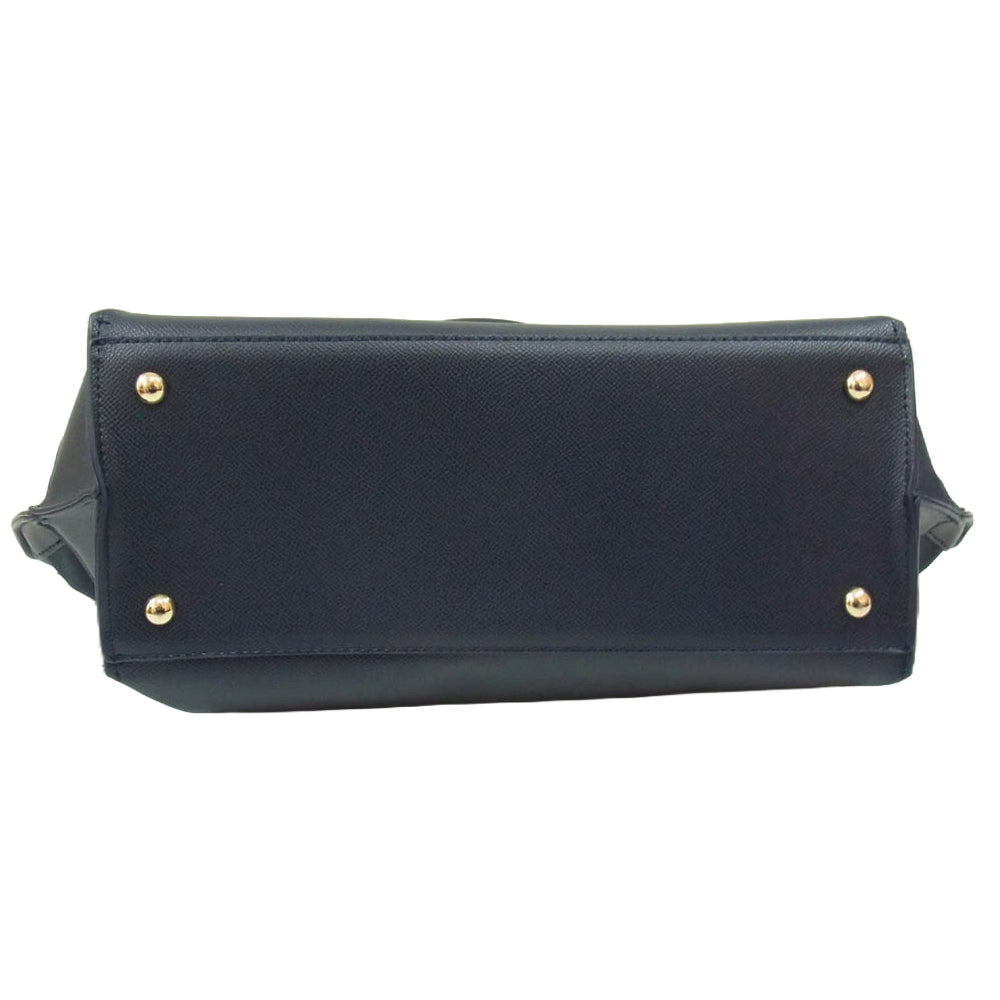 ビバリーヒルズポロクラブ Tote Bag トートバッグ Navy ネイビー系【美品】【中古】