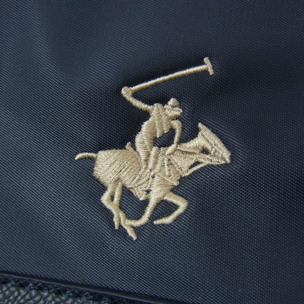 ビバリーヒルズポロクラブ Tote Bag トートバッグ Navy ネイビー系【美品】【中古】