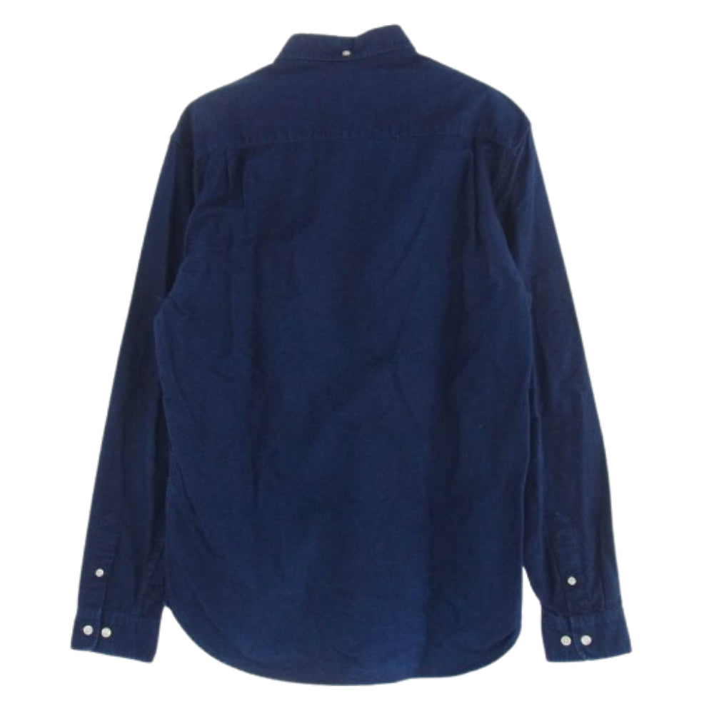 Supreme シュプリーム 14AW Utility Flannel Shirt ユーティリティ フランネル シャツ ブルー系 M【中古】