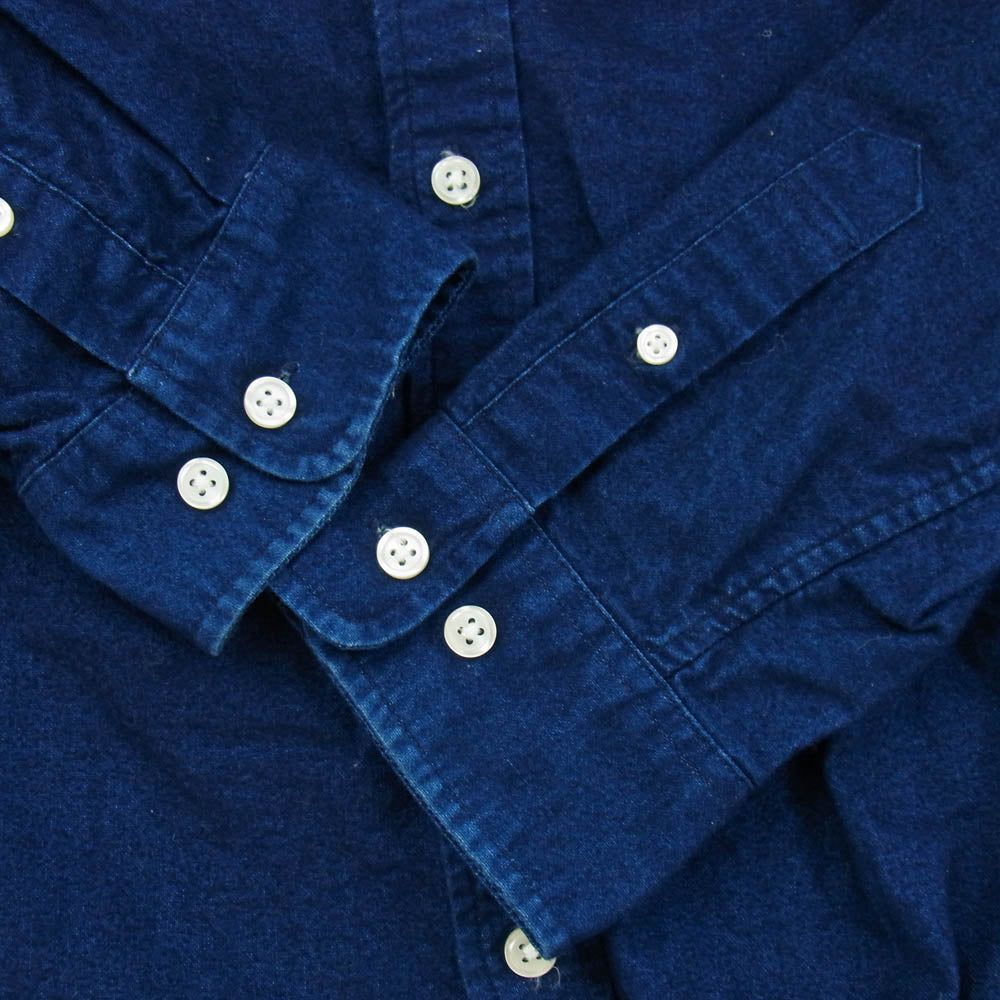 Supreme シュプリーム 14AW Utility Flannel Shirt ユーティリティ フランネル シャツ ブルー系 M【中古】