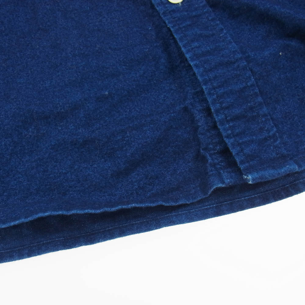 Supreme シュプリーム 14AW Utility Flannel Shirt ユーティリティ フランネル シャツ ブルー系 M【中古】