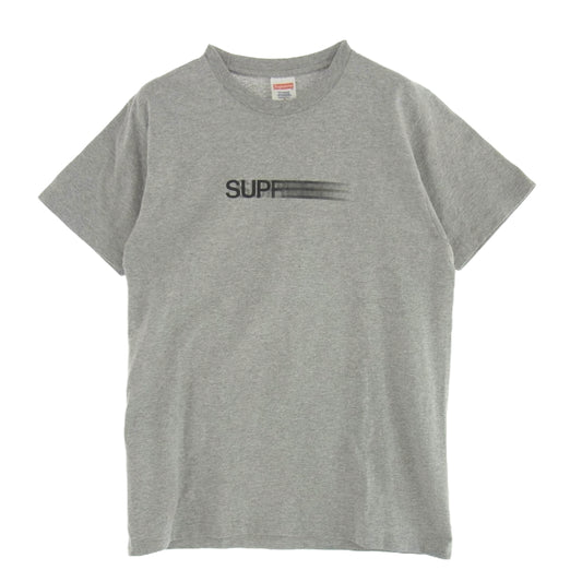 Supreme シュプリーム 23SS Motion Logo Tee モーション ロゴ 半袖 Tシャツ グレー グレー系 M【中古】