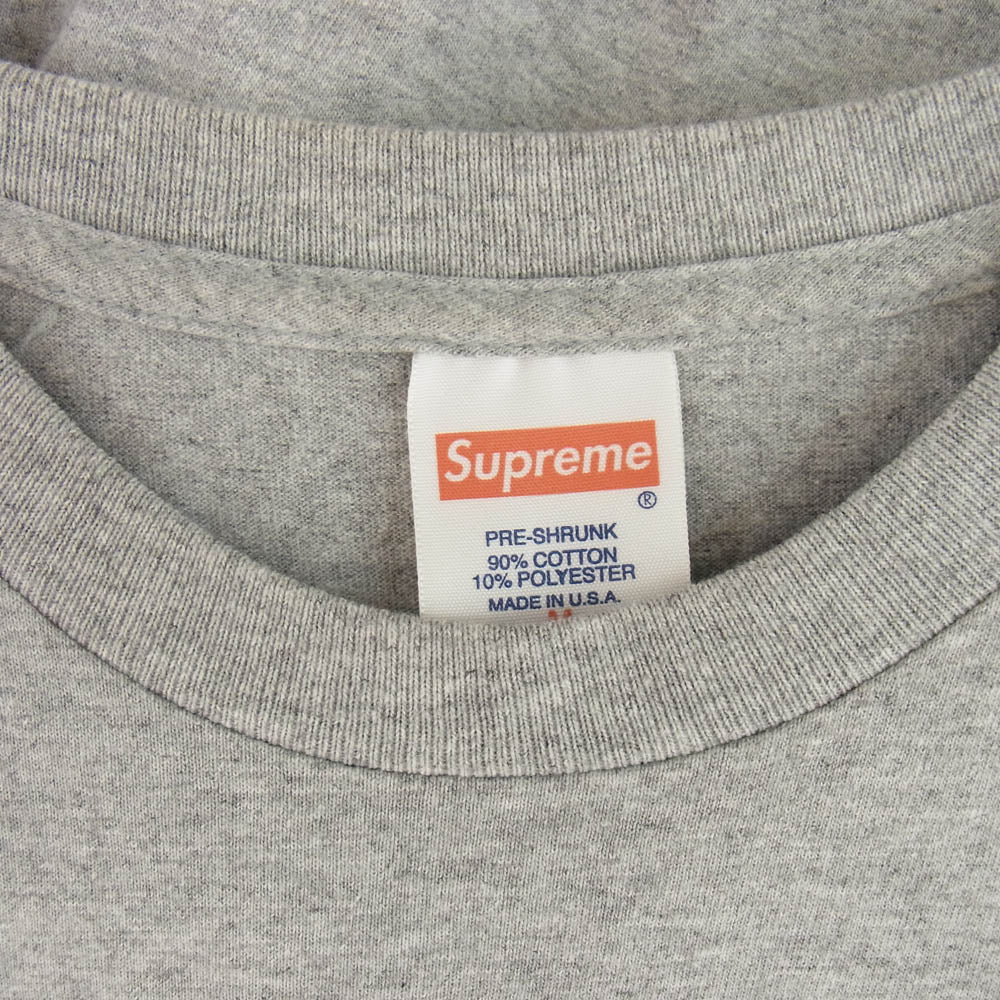 Supreme シュプリーム 23SS Motion Logo Tee モーション ロゴ 半袖 Tシャツ グレー グレー系 M【中古】
