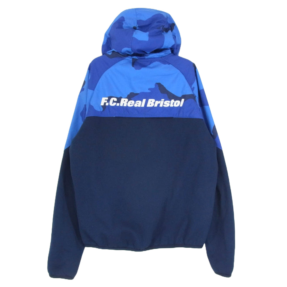 F.C.R.B. エフシーアールビー 16AW FCRB-167017 VENTILATION HOODY ベンチレーション フーディ ジャケット ブルー系 M【中古】