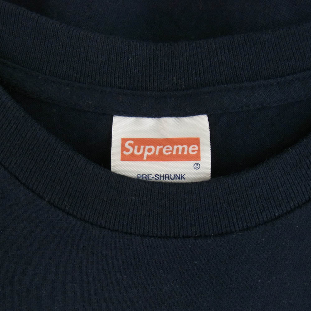 Supreme シュプリーム 16SS Motion Logo Tee モーション ロゴ 半袖 Tシャツ ネイビー ネイビー系 M【中古】