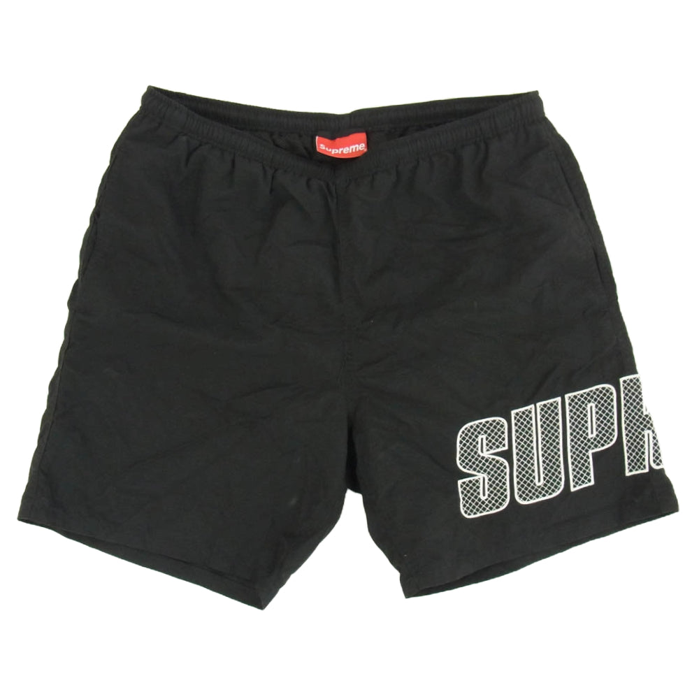 24時間以内発送 完売品 L Logo Appliqué Water Short Supreme シュプリーム 19SS Logo Applique Water Short ロゴ