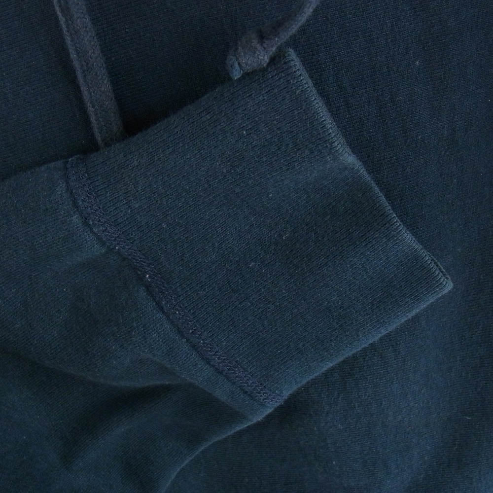 Supreme シュプリーム 17SS Sleeve Patch Hooded Sweatshirt スリーブ パッチ フーディ スウェット パーカー ネイビー系 M【中古】