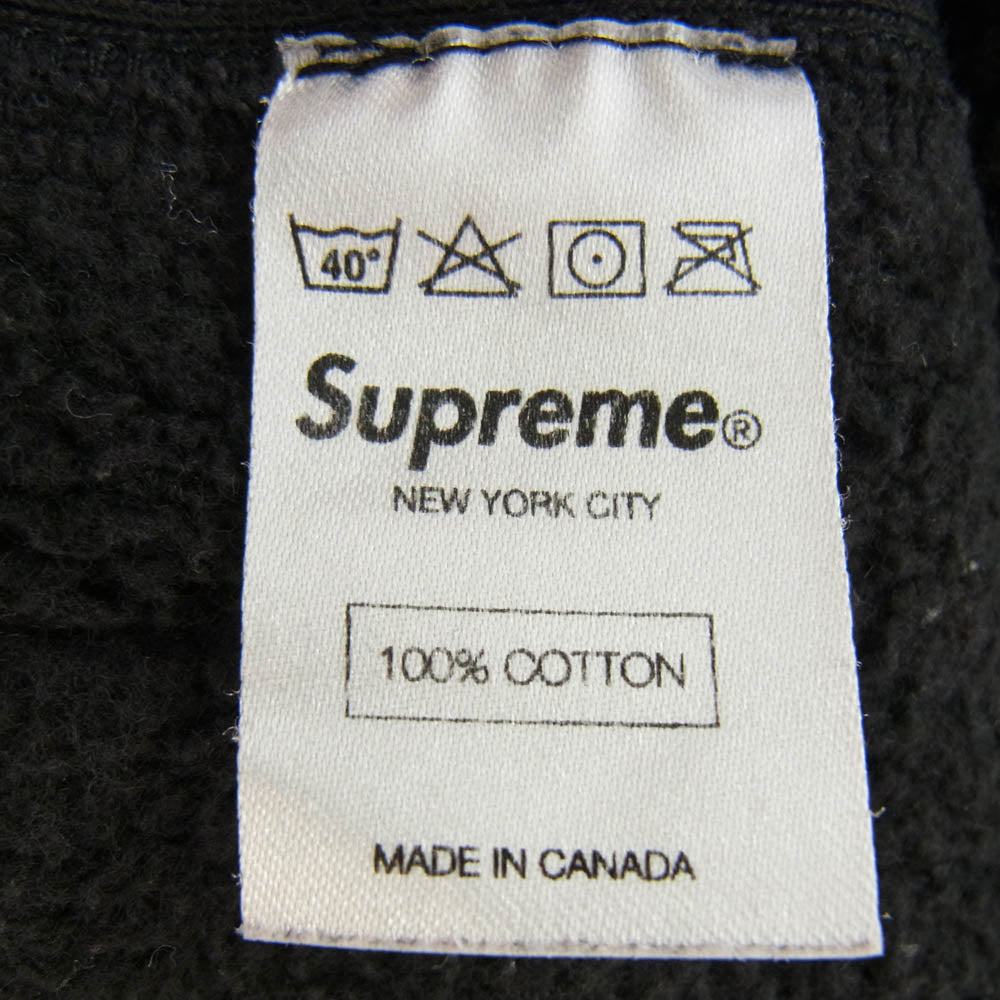 Supreme シュプリーム 12AW カナダ製 Box Logo Hooded ボックス ロゴ スウェット パーカー ブラック系 M【中古】