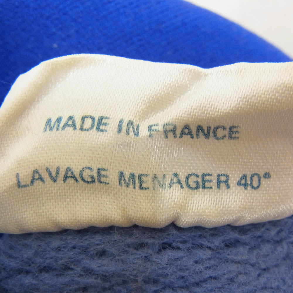 ヴィンテージ French army training sweat Blue フレンチ アーミー フランス軍 80 90年代 フランス製 トレーニング ジャージ スウェット オールド ヴィンテージ ブルー系 サイズ表記無【中古】