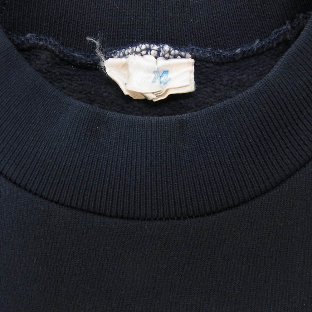 ヴィンテージ French army training sweat Navy フレンチ アーミー フランス軍 80?90年代 フランス製 トレーニング ジャージ スウェット オールド ヴィンテージ ネイビー ネイビー系 サイズ表記無【中古】