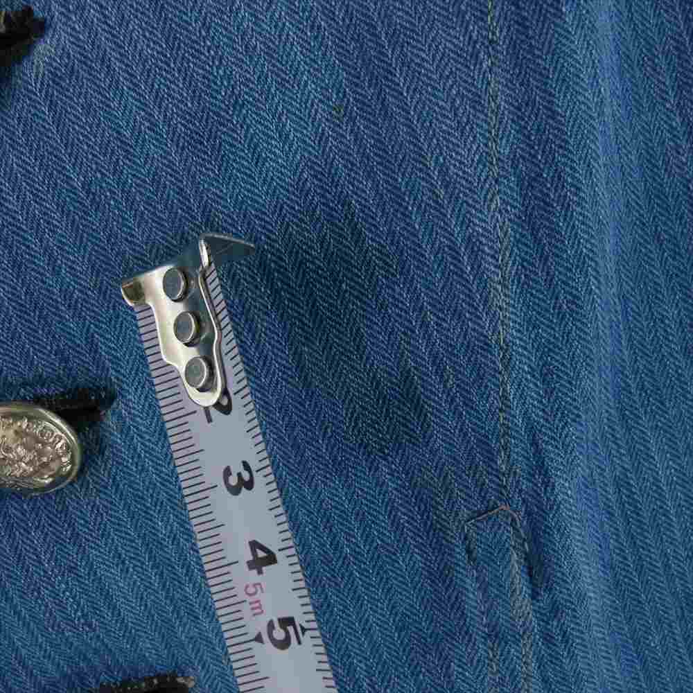 ヴィンテージ 1900s～ French fireman jacket フレンチ ファイヤーマン ジャケット インディゴブルー系 表記サイズ無し【中古】