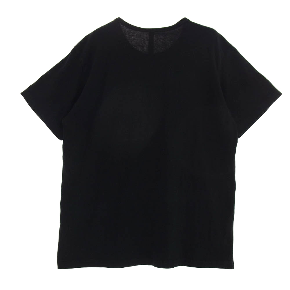 CHROME HEARTS クロムハーツ（原本無） Y Not ワイノット ロゴ刺繍 ポケット 半袖 Tシャツ ブラック系 XL【中古】
