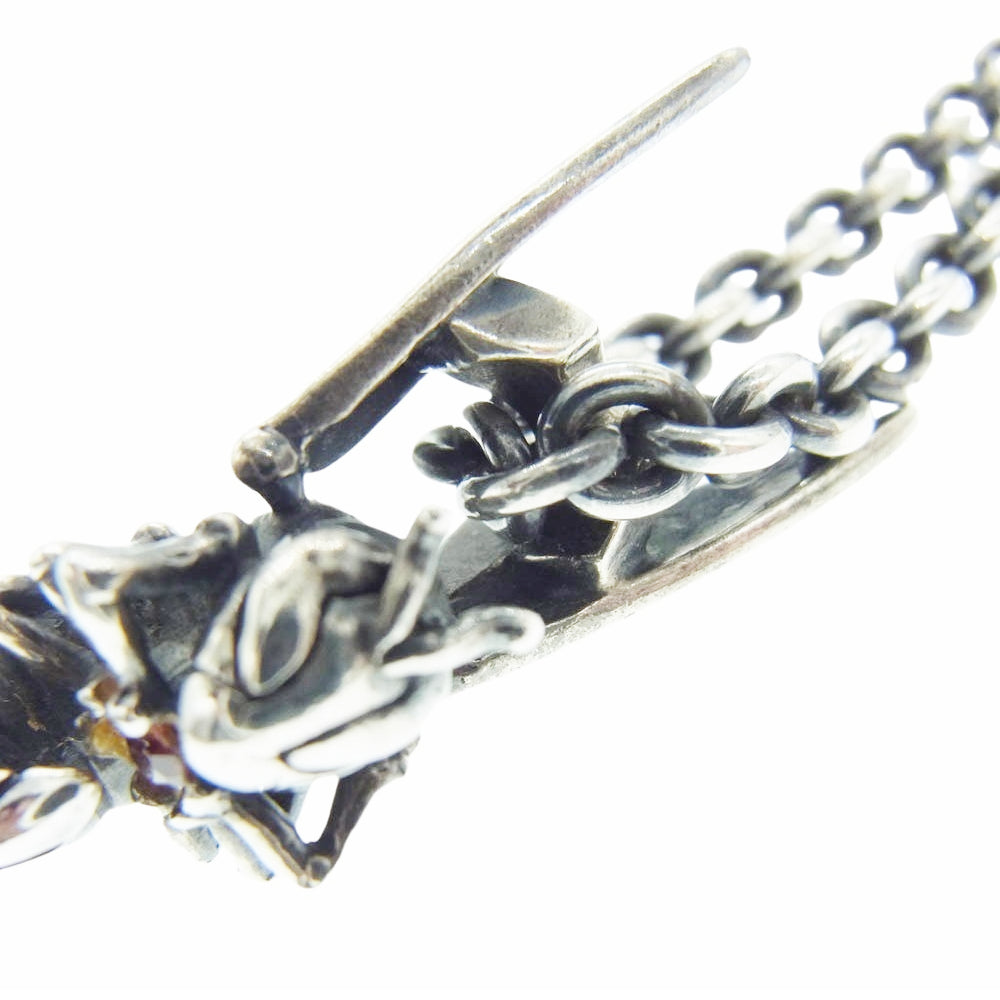 マーズ 蜂 ビー 石付 シルバー ネックレス シルバー系【中古】