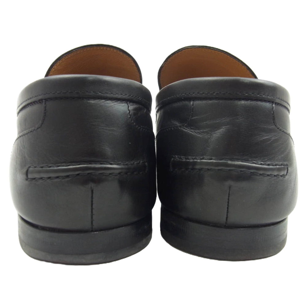 GUCCI グッチ 406994 ホースビット ローファー ビジネス シューズ ブラック系 8【中古】