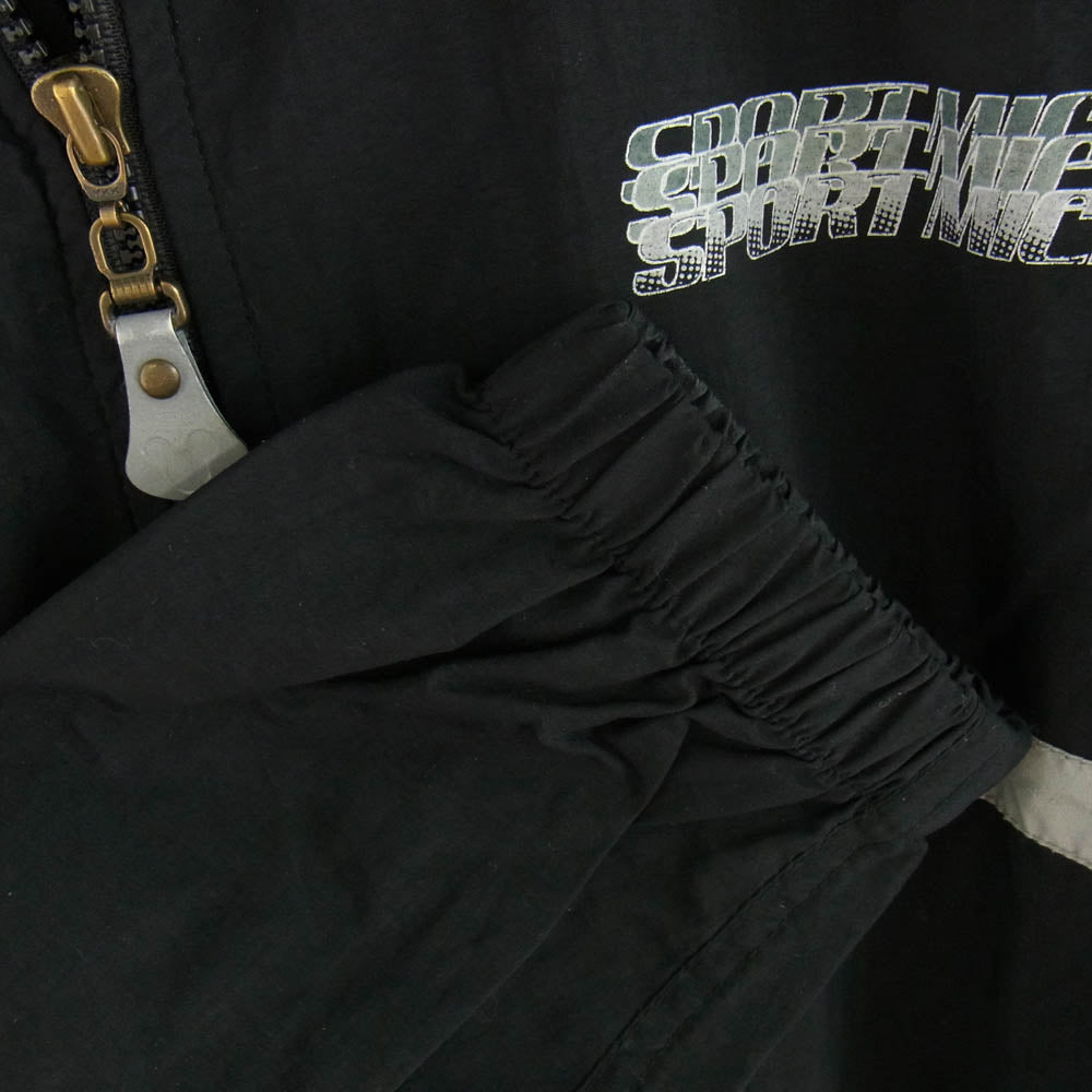 ディズニー 90's～00's ワッペンデザイン ナイロン ジャケット ブラック系 XL【中古】