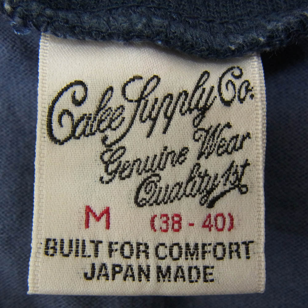 CALEE キャリー プリント ラグラン Ｔシャツ カットソー ネイビー系 M【中古】