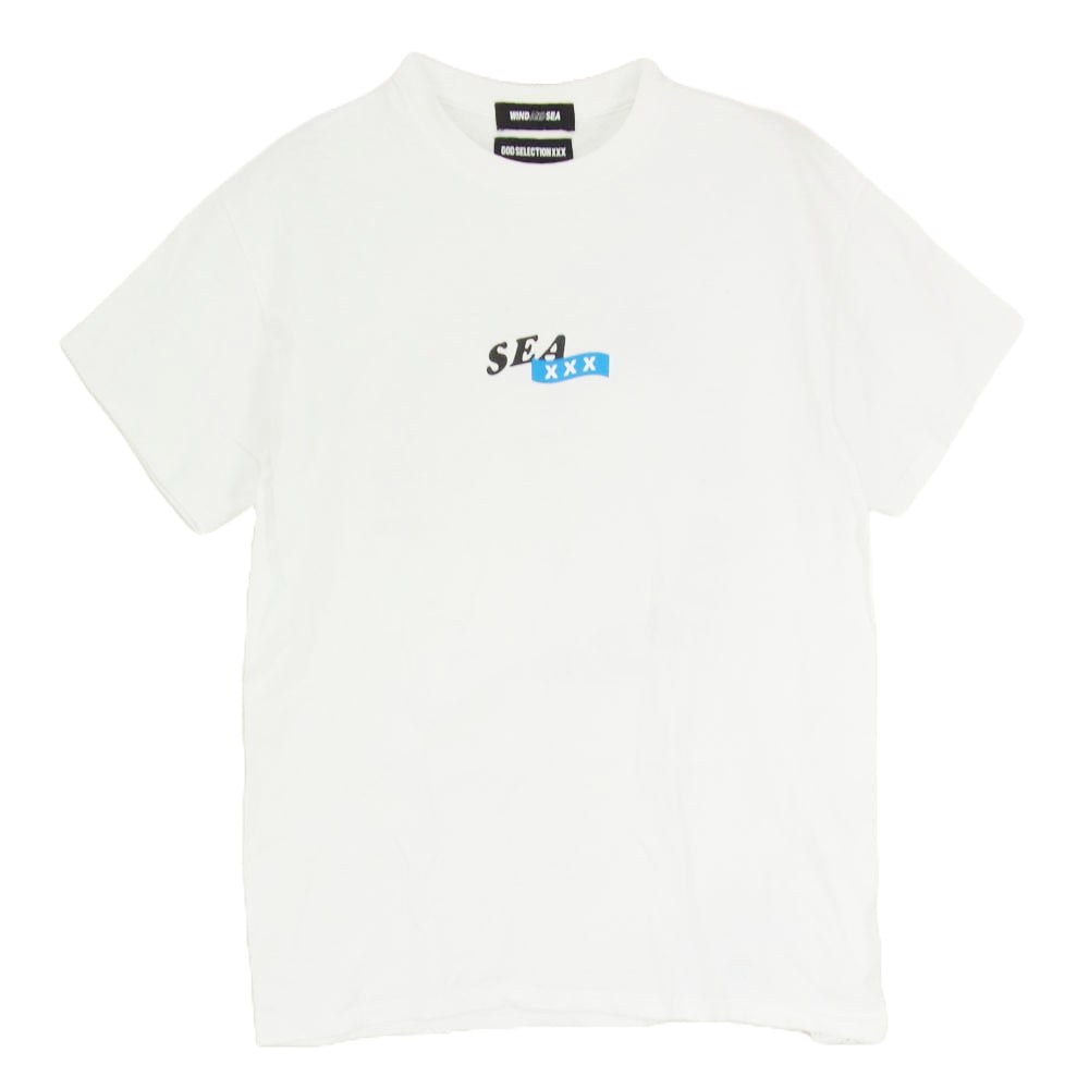 WIND AND SEA ウィンダンシー × god selection xxx ゴッドセレクション トリプルエックス ホワイト系 M【中古】
