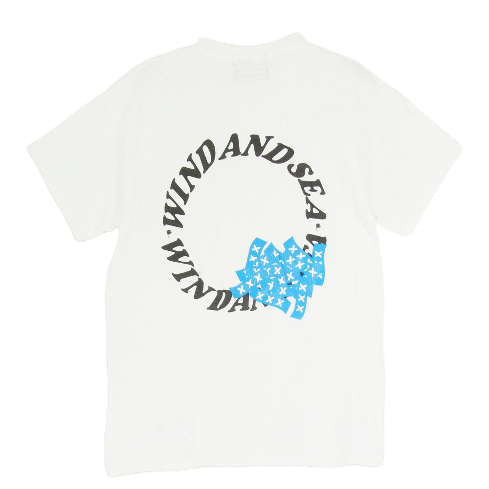 WIND AND SEA ウィンダンシー × god selection xxx ゴッドセレクション トリプルエックス ホワイト系 M【中古】