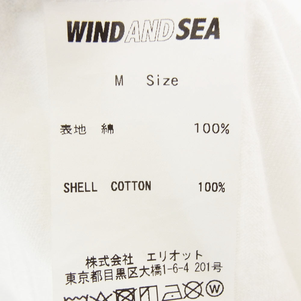 WIND AND SEA ウィンダンシー × god selection xxx ゴッドセレクション トリプルエックス ホワイト系 M【中古】