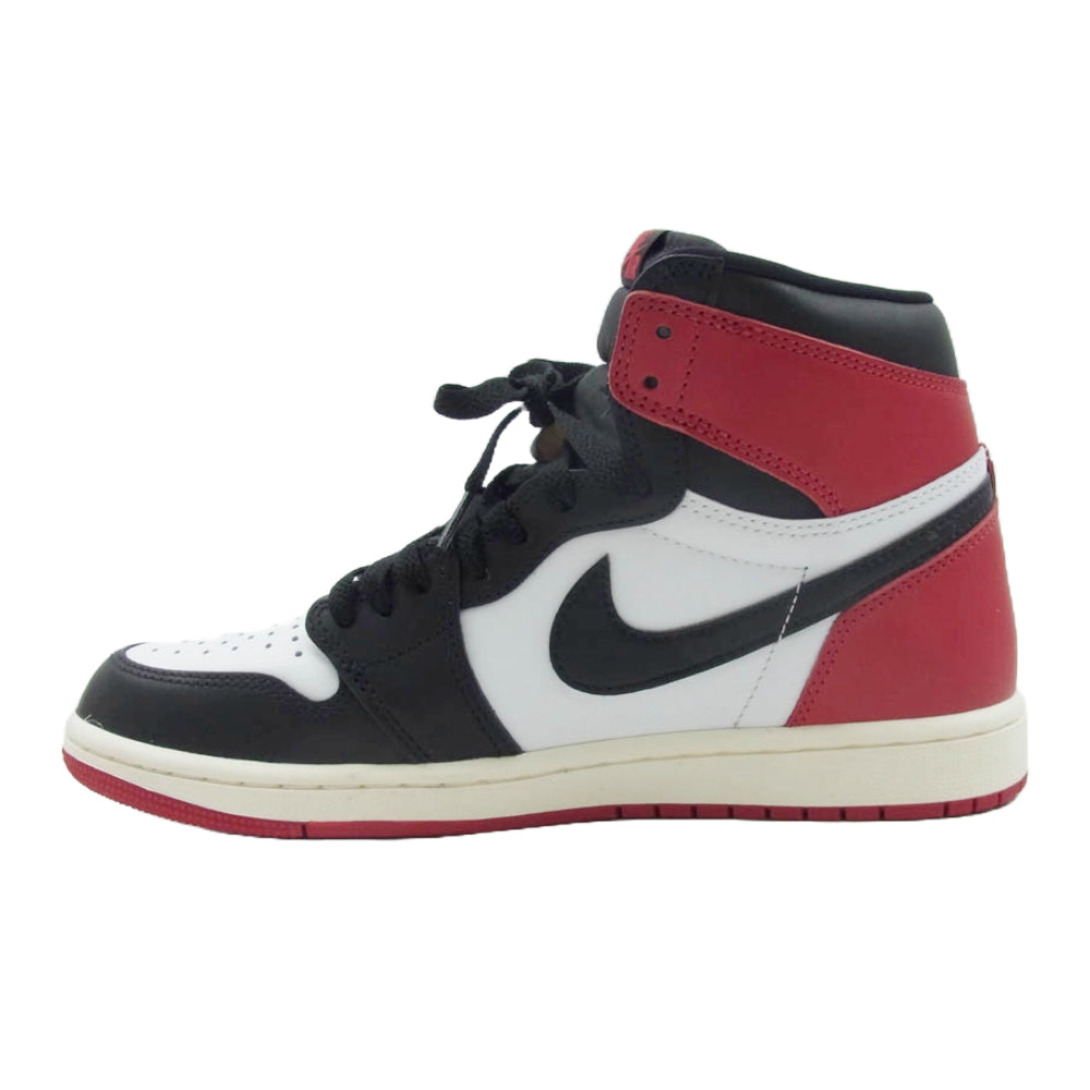 NIKE ナイキ DZ5485-106 Air Jordan 1 Retro High OG Black Toe Reimagined エアジョーダン1 レトロ ハイ OG ブラックトゥリイマジンド ホワイト系 ブラック系 レット系 26cm【極上美品】【中古】