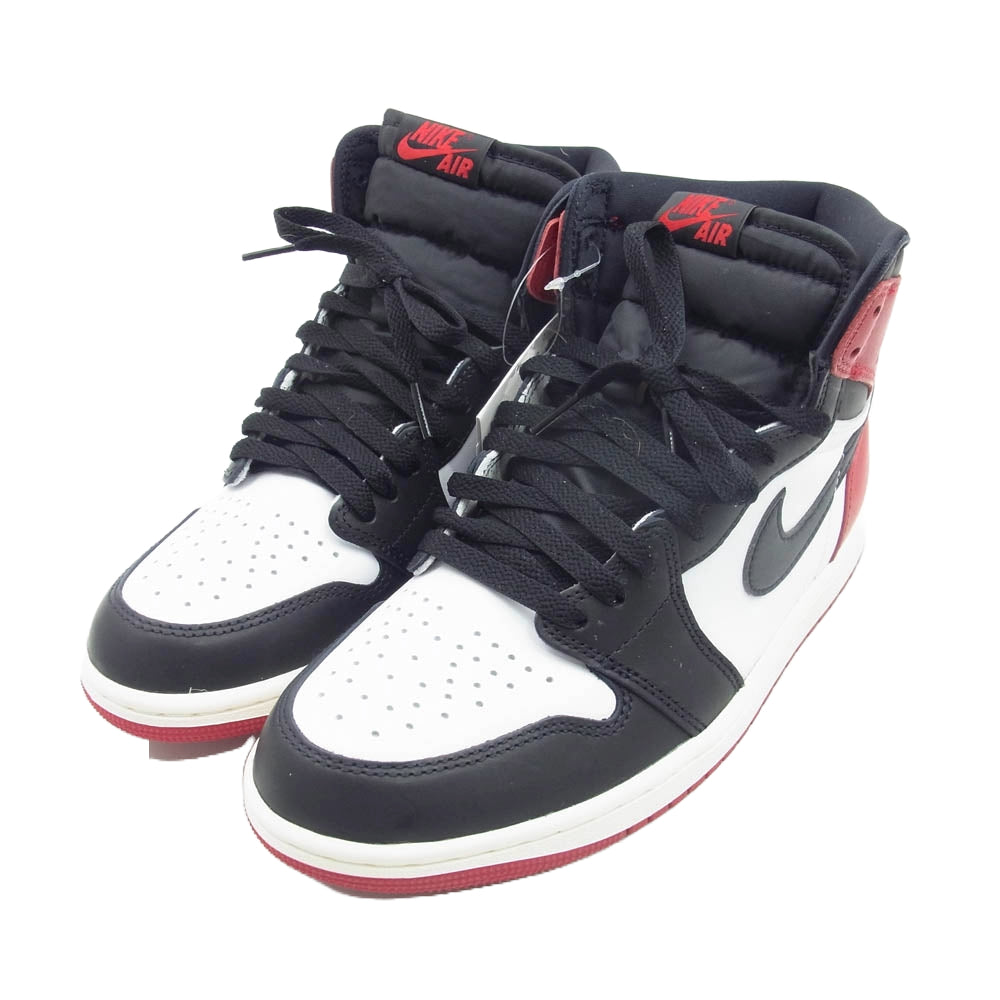 NIKE ナイキ DZ5485-106 Air Jordan 1 Retro High OG Black Toe Reimagined エアジョーダン1 レトロ ハイ OG ブラックトゥリイマジンド ホワイト系 ブラック系 レット系 26cm【極上美品】【中古】