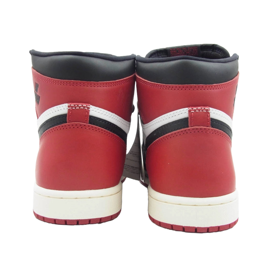 NIKE ナイキ DZ5485-106 Air Jordan 1 Retro High OG Black Toe Reimagined エアジョーダン1 レトロ ハイ OG ブラックトゥリイマジンド ホワイト系 ブラック系 レット系 26cm【極上美品】【中古】