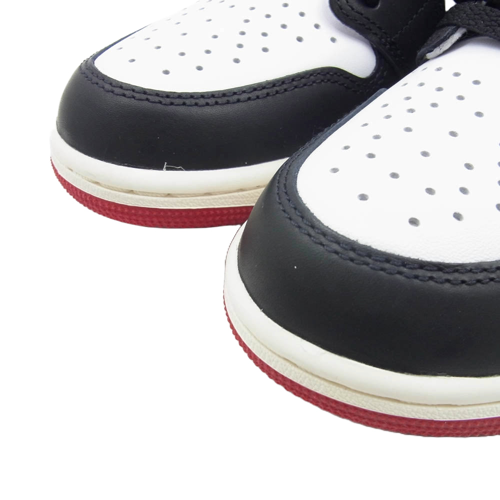 NIKE ナイキ DZ5485-106 Air Jordan 1 Retro High OG Black Toe Reimagined エアジョーダン1 レトロ ハイ OG ブラックトゥリイマジンド ホワイト系 ブラック系 レット系 26cm【極上美品】【中古】