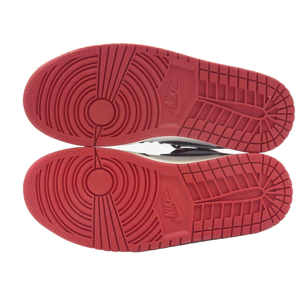 NIKE ナイキ DZ5485-106 Air Jordan 1 Retro High OG Black Toe Reimagined エアジョーダン1 レトロ ハイ OG ブラックトゥリイマジンド ホワイト系 ブラック系 レット系 26cm【極上美品】【中古】