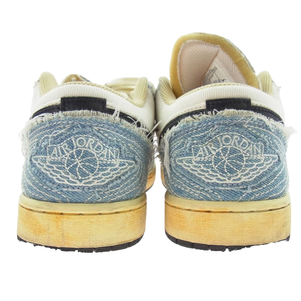 NIKE ナイキ FN7670-493 Air Jordan 1 Low SE World Make Japan エアジョーダン1 ロー ワールド メイク ジャパン ライトブルー系 ホワイト系 28cm【中古】