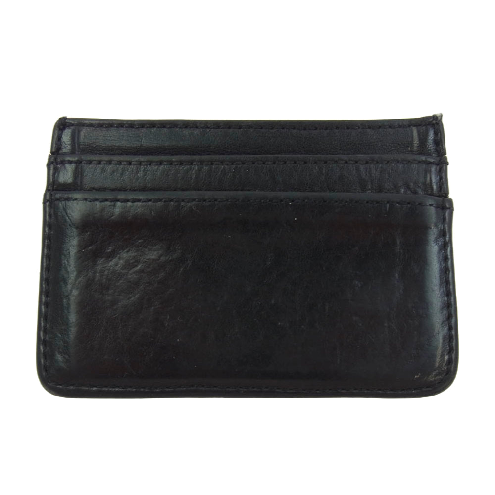 CHROME HEARTS クロムハーツ（原本無） DOUBLE SIDE ダブルサイド レザー カードケース ブラック系【中古】