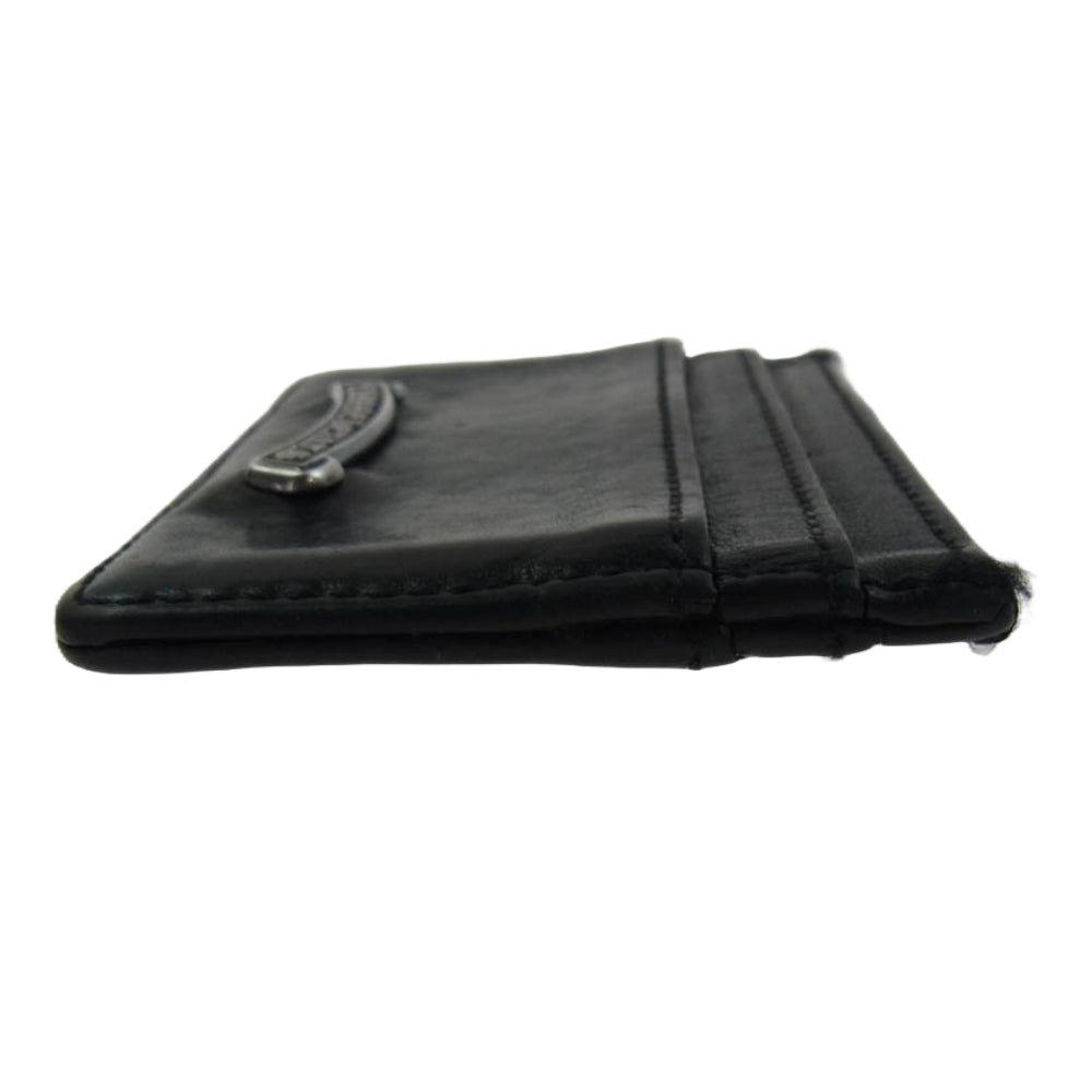CHROME HEARTS クロムハーツ（原本無） DOUBLE SIDE ダブルサイド レザー カードケース ブラック系【中古】