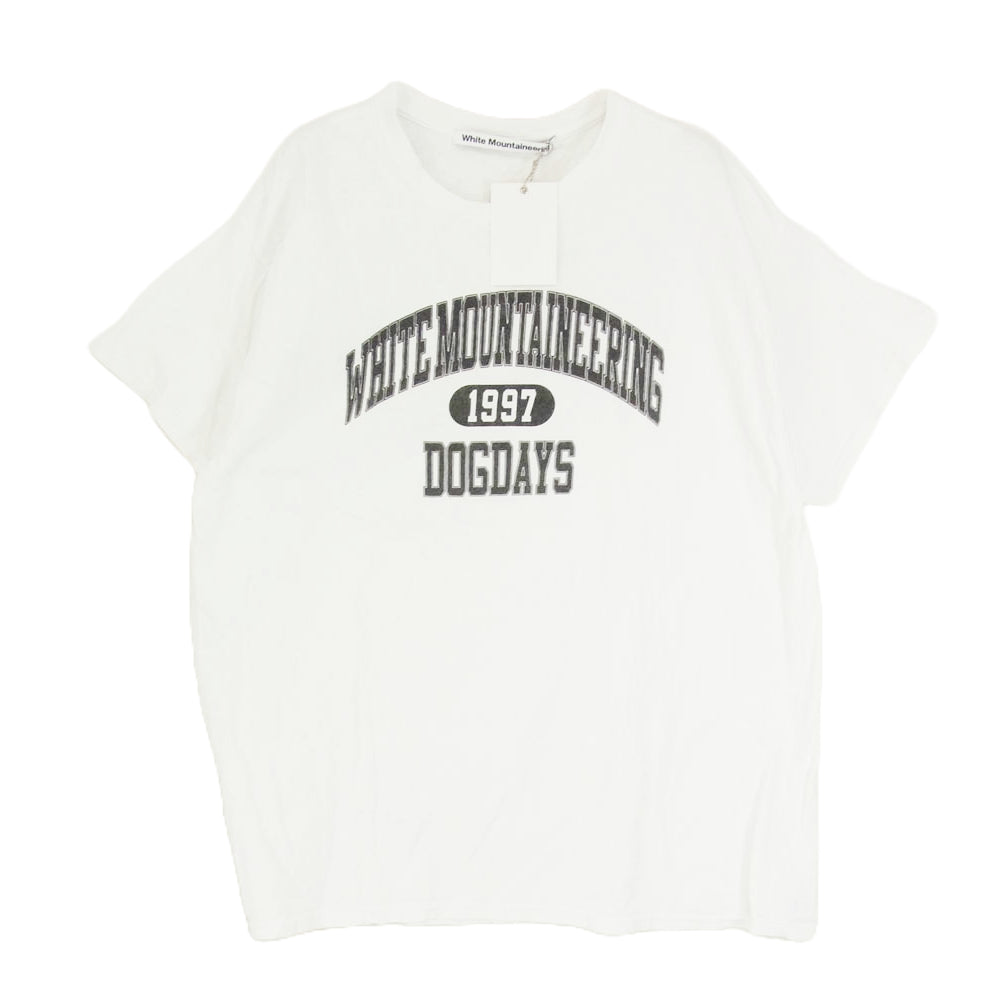 WHITE MOUNTAINEERING ホワイトマウンテニアリング WM2271539 フロント ロゴ プリント Tシャツ ホワイト系 3【中古】