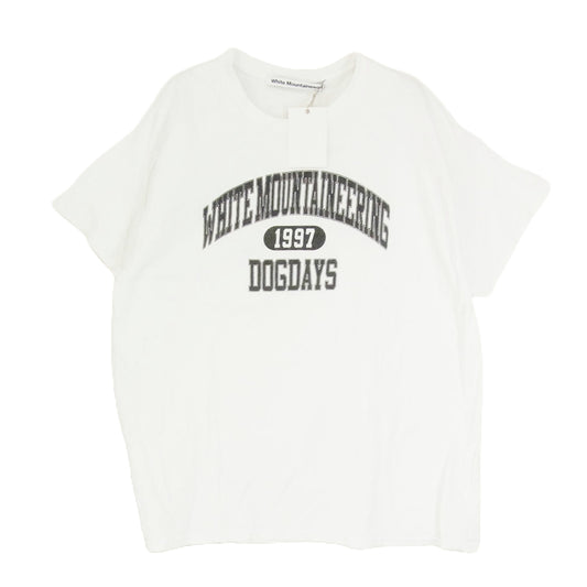 WHITE MOUNTAINEERING ホワイトマウンテニアリング WM2271539 フロント ロゴ プリント Tシャツ ホワイト系 3【中古】