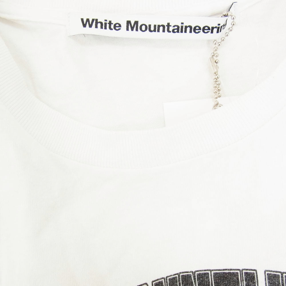 WHITE MOUNTAINEERING ホワイトマウンテニアリング WM2271539 フロント ロゴ プリント Tシャツ ホワイト系 3【中古】