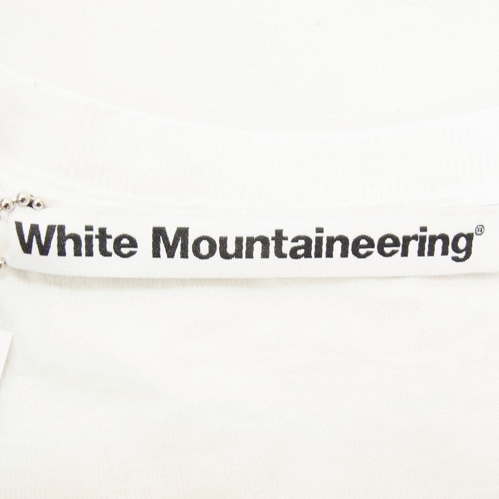 WHITE MOUNTAINEERING ホワイトマウンテニアリング WM2271539 フロント ロゴ プリント Tシャツ ホワイト系 3【中古】