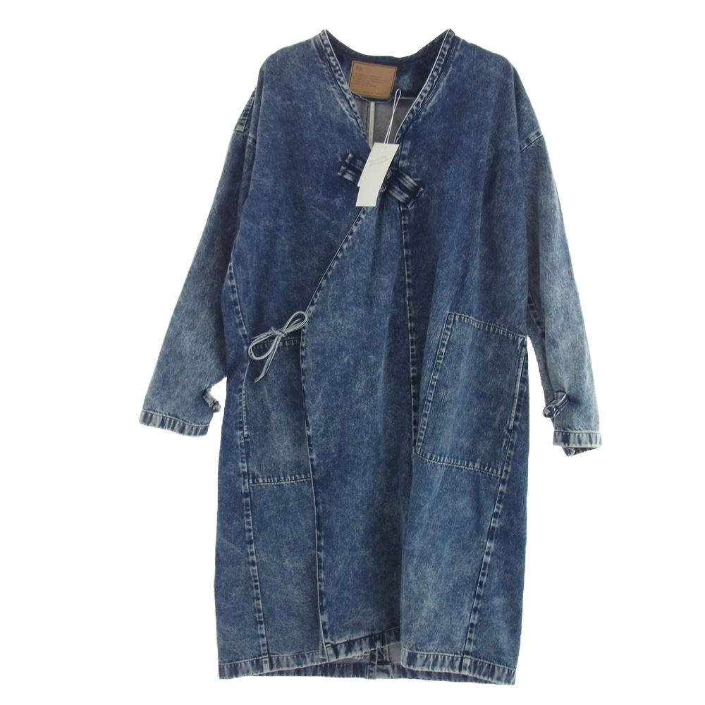リュー s2314 Denim coat デニム コート ジャケット インディゴブルー系 4【極上美品】【中古】