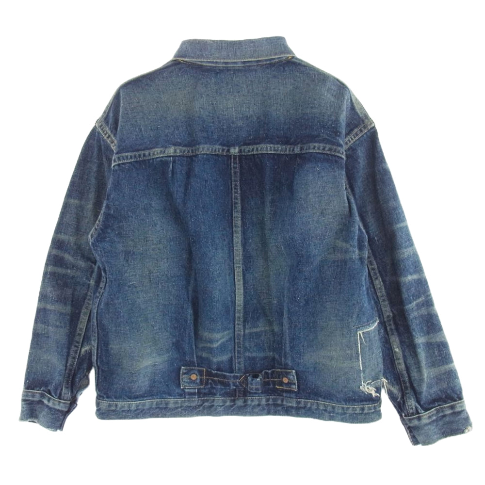 JUNYA WATANABE COMME des GARCONS MAN ジュンヤワタナベコムデギャルソンマン 24AW WN-J924-100 New Manual W Name Jacket デニム ジャケット インディゴブルー系 XS【新古品】【未使用】【中古】