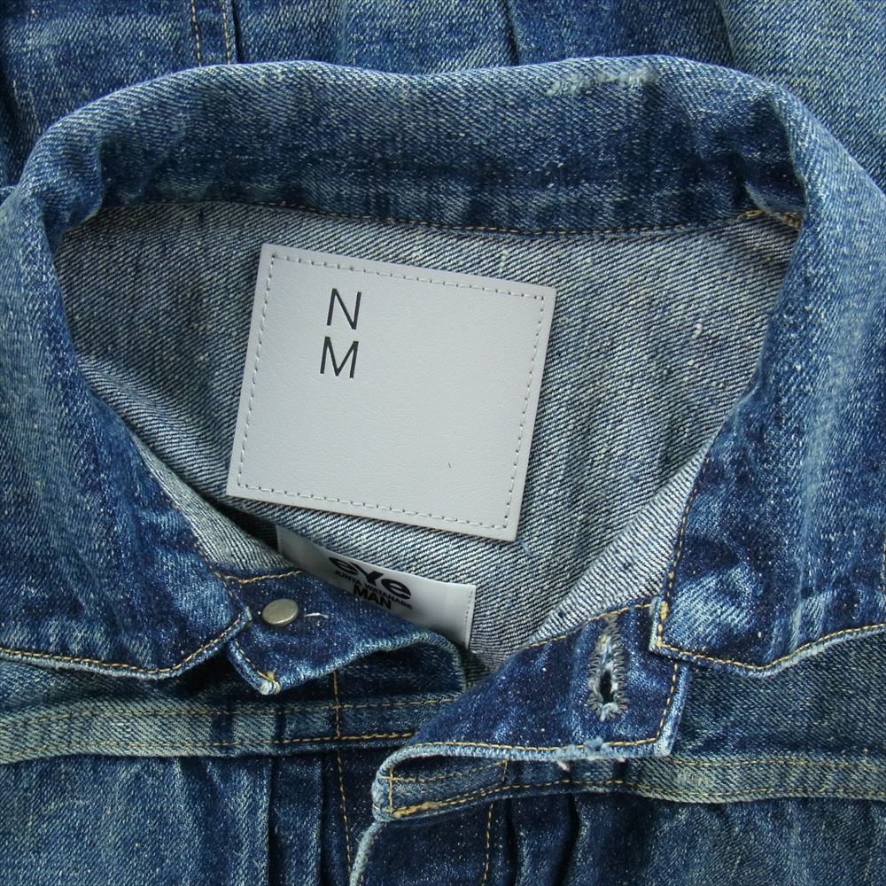 JUNYA WATANABE COMME des GARCONS MAN ジュンヤワタナベコムデギャルソンマン 24AW WN-J924-100 New Manual W Name Jacket デニム ジャケット インディゴブルー系 XS【新古品】【未使用】【中古】