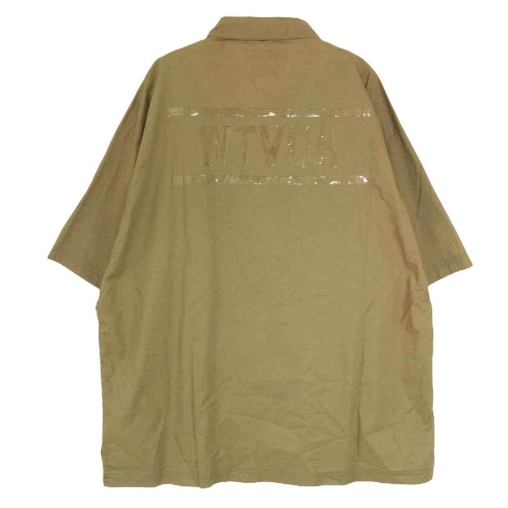 WTAPS ダブルタップス 23SS 231BRDT-SHM03 DECK/SS ミリタリー 半袖 シャツ カーキ系 X04【中古】