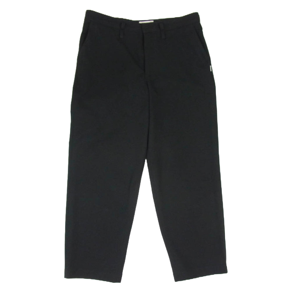 WTAPS ダブルタップス 23SS 231TQDT-PTM01 Crease DL / Trousers / Poly. Twill クリース トラウザーズ パンツ ブラック系 X03【中古】